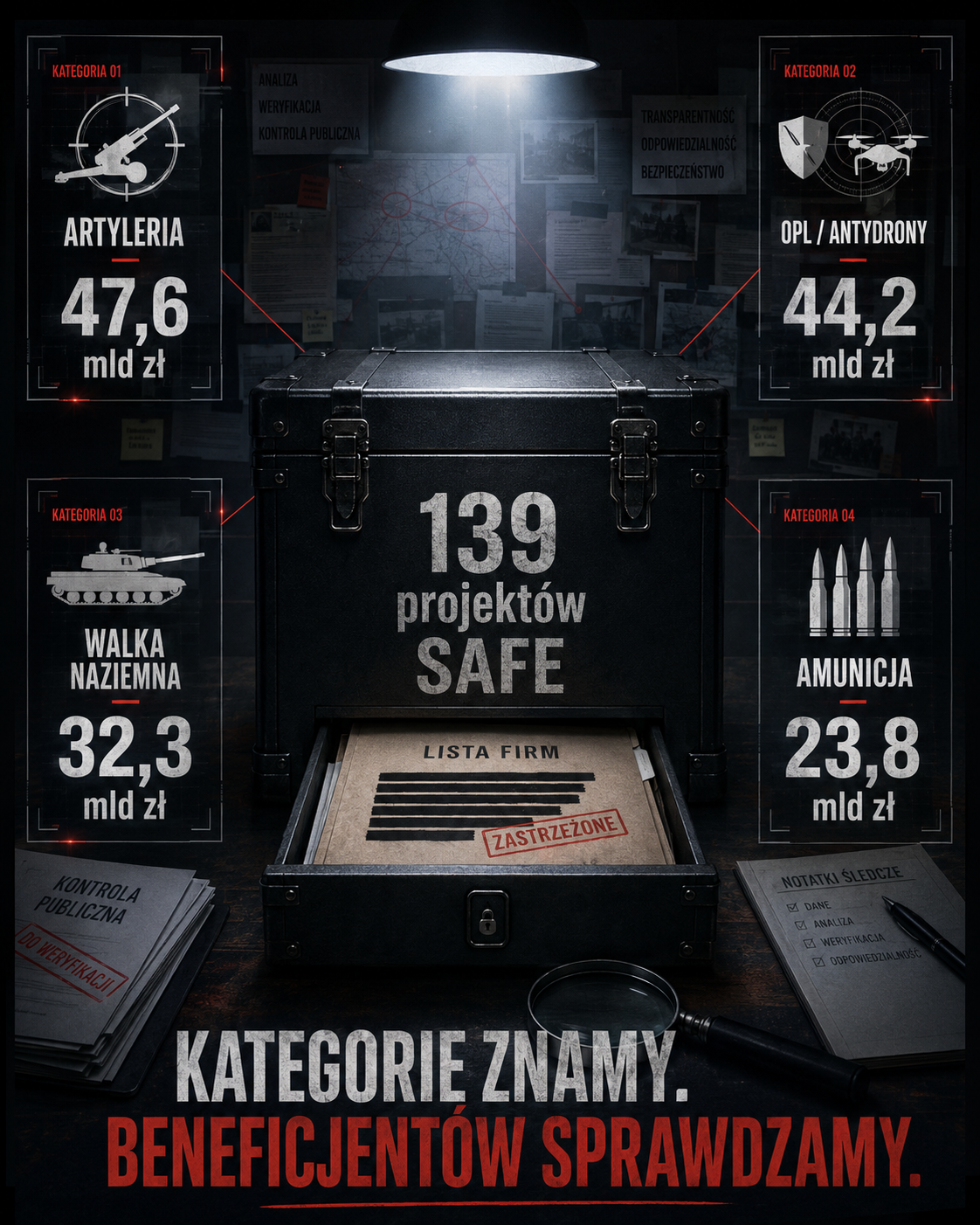 SAFE WYDATKI NIE DO WERYFIKOWANIA