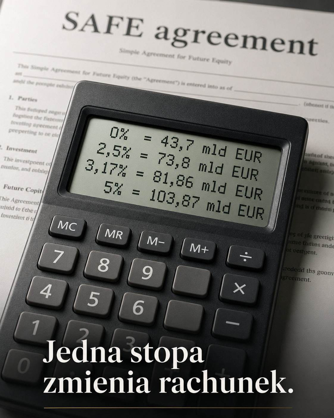SAFE % BĘDZIE WYŻSZY NIŻ NAM SIE OPOWIADA