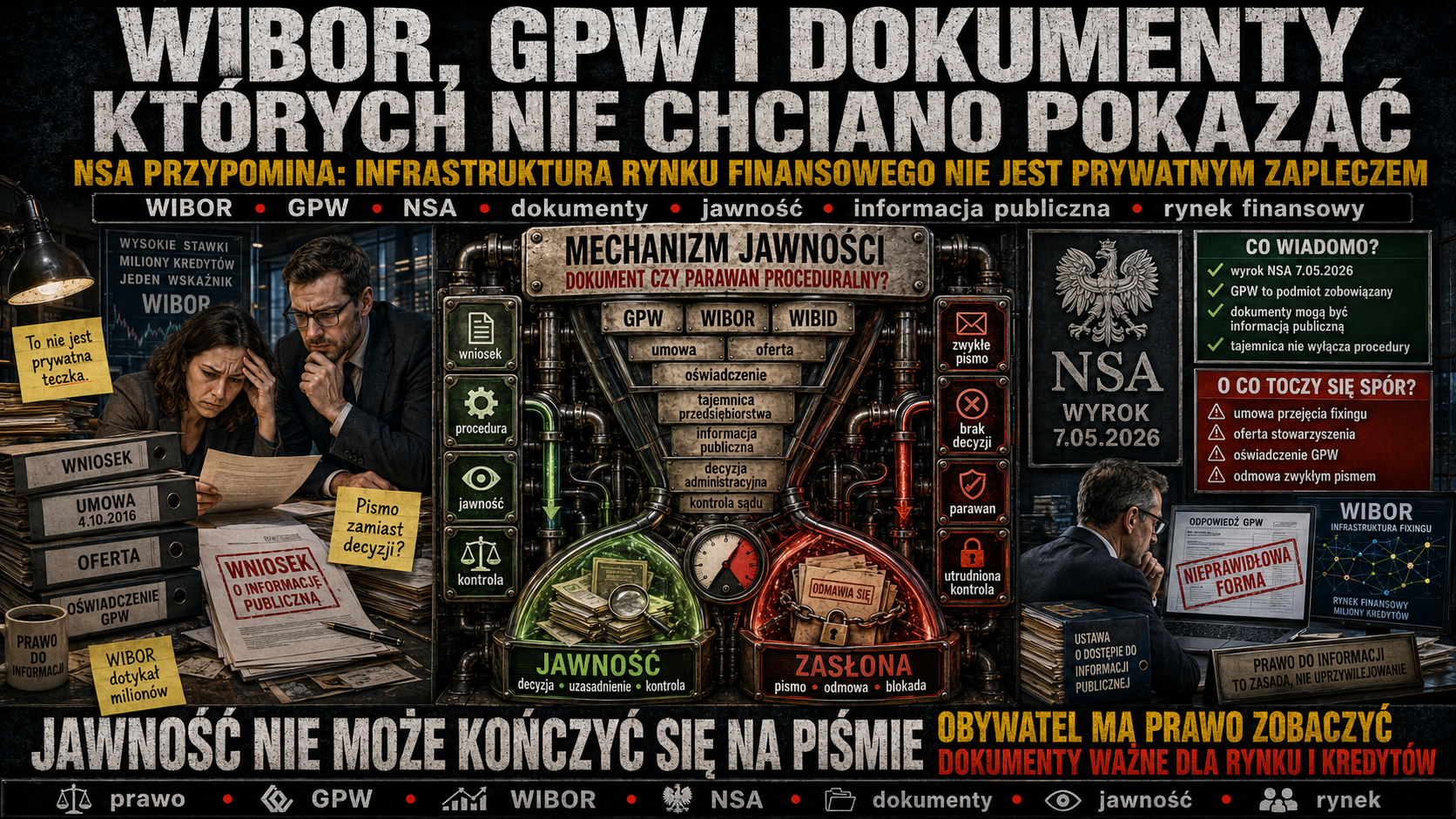 WIBOR, GPW i dokumenty których nie chciano pokazać NSA przypomniał że1