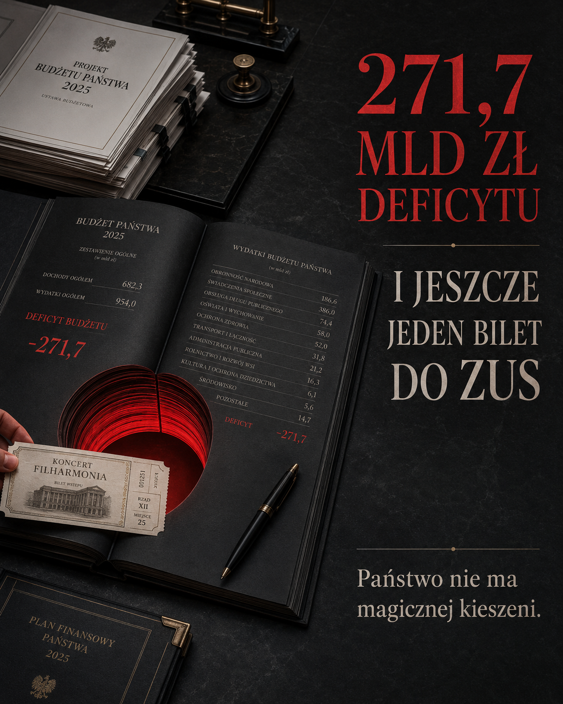 Budżet z dziurą i nowy bilet