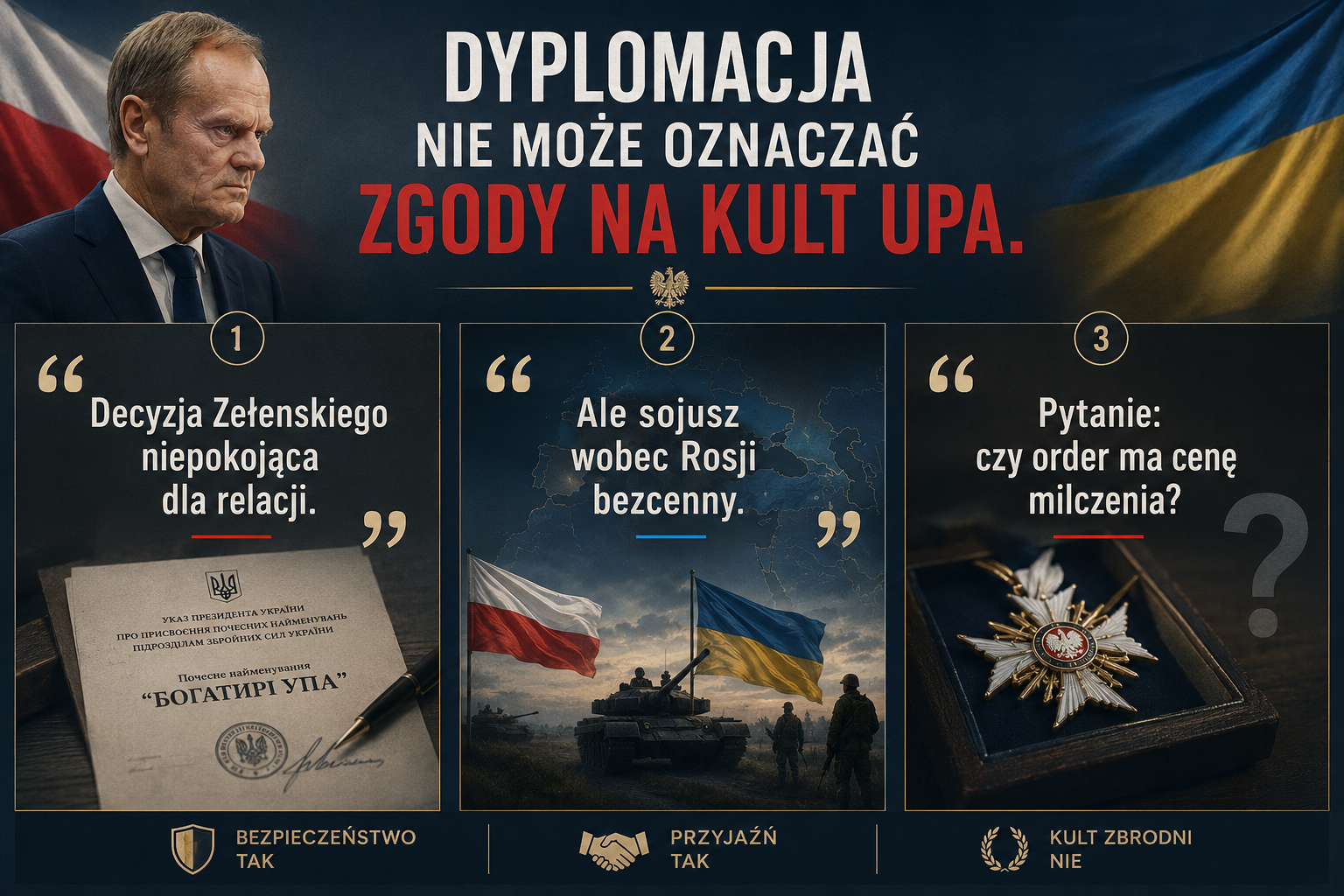 Tusk I Linia Ostrożności.