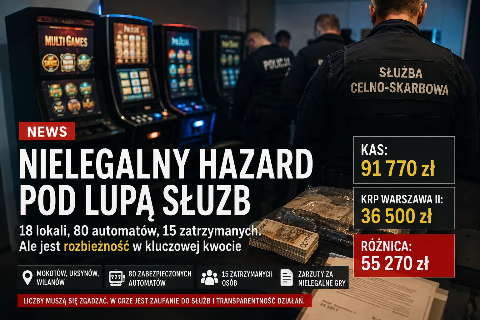 Newsy II – 18 Lokali Na Mokotowie Ursynowie I Wilanowie 80 Zabezpieczonych Automat U00f3w 1