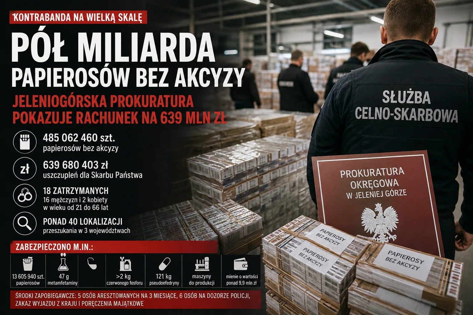 Newsy II – Ponad 485 Mln Papieros U00f3w Bez Akcyzy 639 68 Mln Z U0142 Wskazanych Uszczuple
