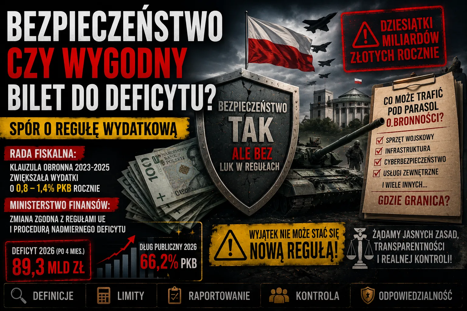 Polityka – Gra Bezpieczenstwem Droga Do Deficytu